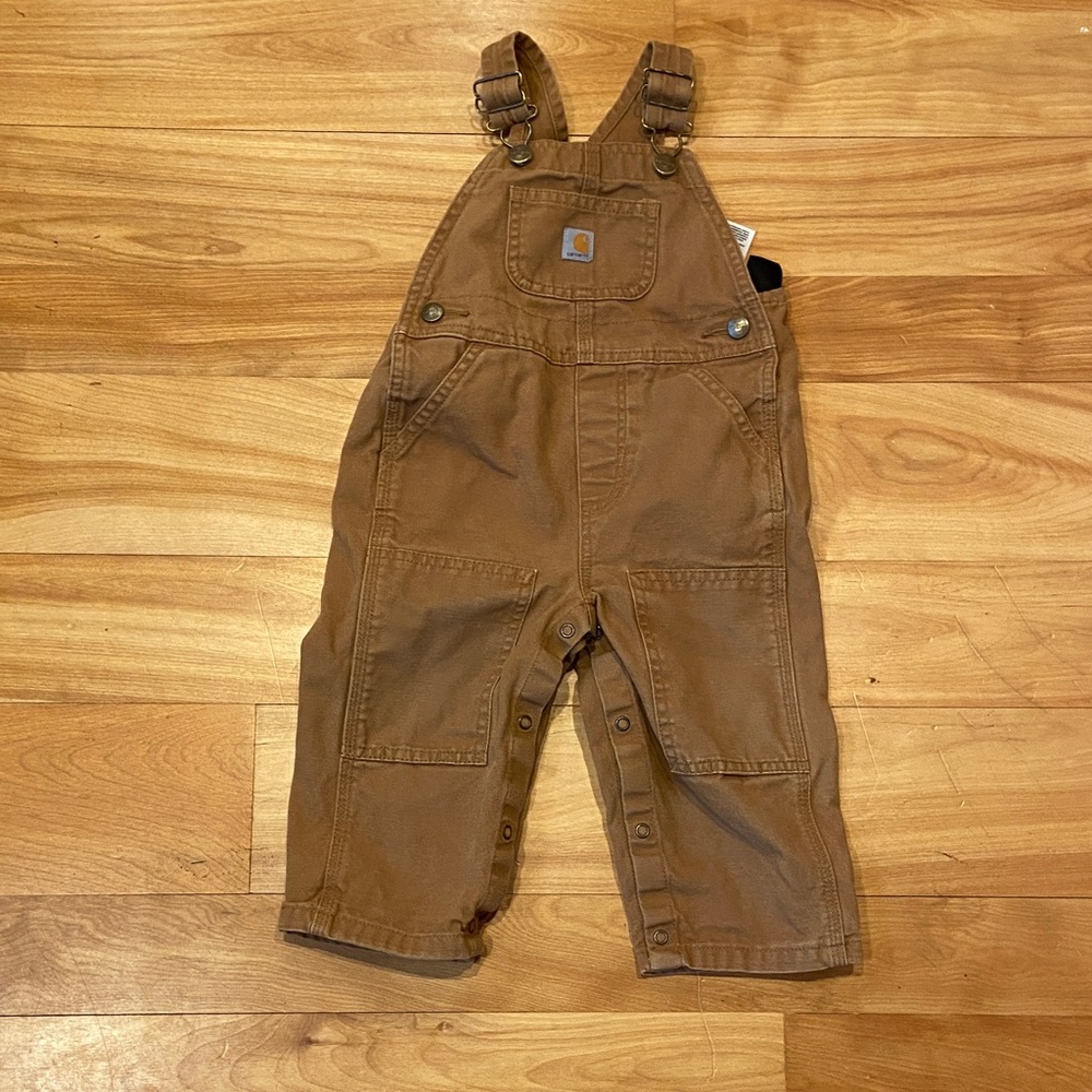 Carhartt Tan Kids Overalls